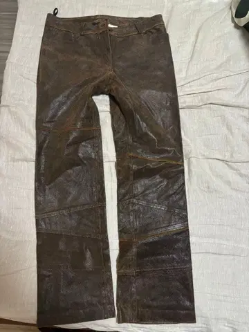 초레어 카우 가죽 스웨이드 팬츠 RITSUKO SHIRAHAMA