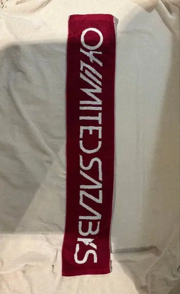 04 Limited Sazabys 디자인 타월 빨간색