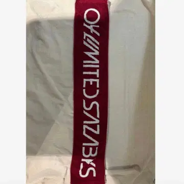 04 Limited Sazabys 디자인 타월 빨간색