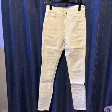 G-STAR RAW 화이트 데님 3301 스키니