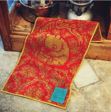 새상품 미사용 네이탈 디자인 고코도 콜라보 타월 호텔 클램차우더