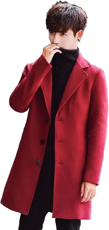 써니 윙 코트 와인 레드 2XL