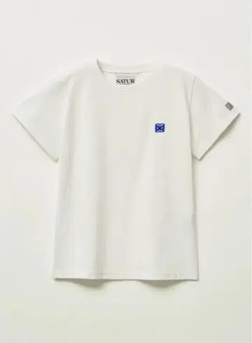 SATUR 클래식 스몰 로고 티셔츠