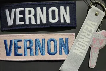 세븐틴 버논 네임 와펜 배지 응원봉 스트랩