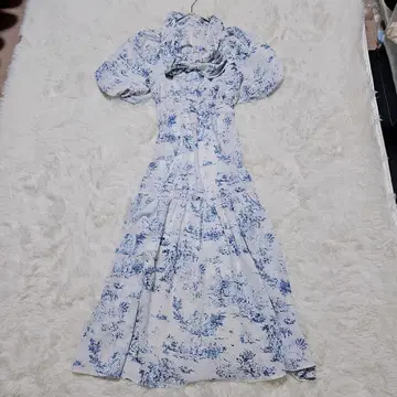 새상품급 그레일 [S] 플레어 원피스 리본