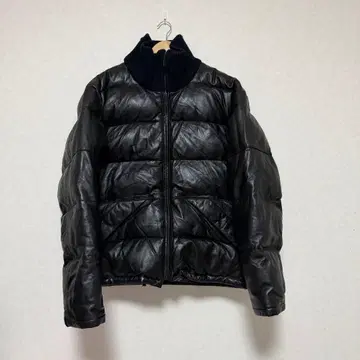 AVIREX USA 램 가죽 다운 자켓 두툼 단종