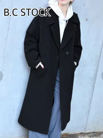 B.C STOCK 폰테토르토 멜톤 코쿤 체스터 롱 코트