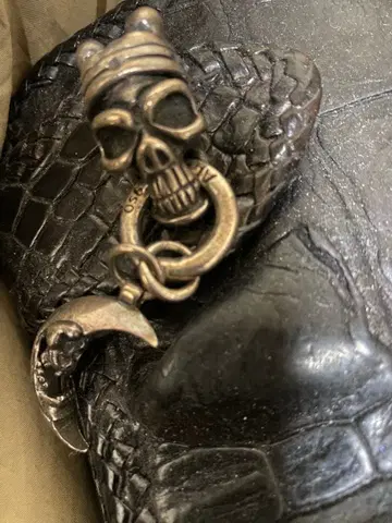 남성용 장지갑 스컬