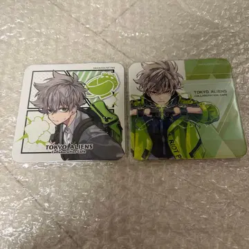 도쿄 에이리언즈 콜라보 카페 코스터 군지 아키라