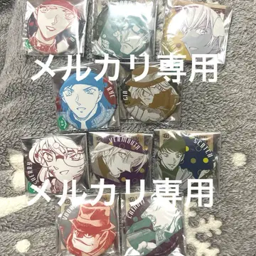 명탐정 코난 코난랜드 공식 앱 캔뱃지 컴프 세트 모로후시 스카치