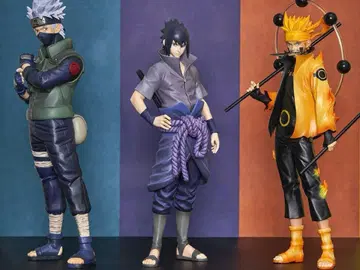 나루토 제일복권 피규어 3체 세트 카카시 사스케 나루토