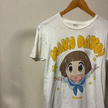 킬라킬 만칸쇼쿠 마코 마토이 류코 MAKO DAYO! T셔츠 화이트