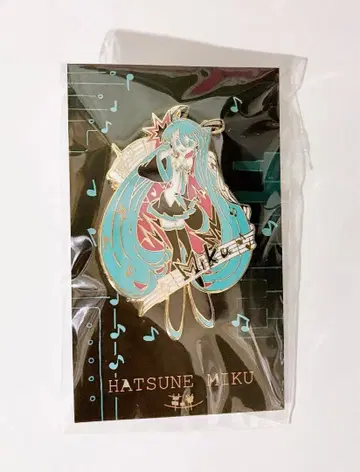 혁잠전 3원색의 비망록 핀 배지 하츠네 미쿠 1점