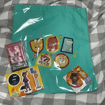 주토피아2 해피 복권 4점 세트