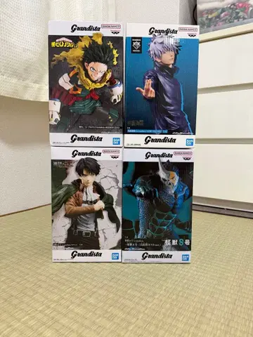 피규어 세트 미도리야 이즈쿠 토도로키 쇼토 리바이