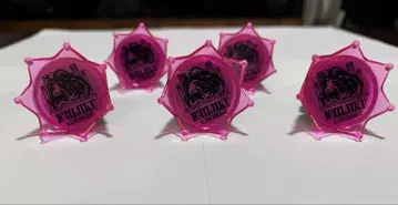 히프마이 중왕구 토호텐 오토메 히프무비 주얼 링 라이트 5세트