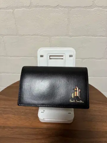 폴 스미스 블랙 가죽 명함지갑