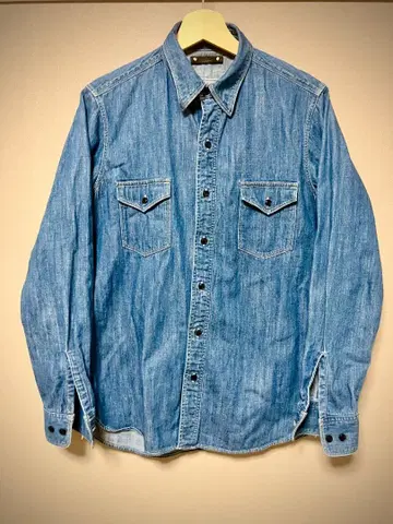 MINEDENIM 데님 워크 셔츠