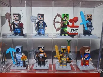 마인크래프트 미니 피규어 8개 세트 마인크래프트 LEGO