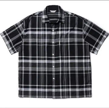 Cootie Productions 체크 무늬 반팔 셔츠