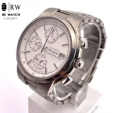 7-5134 SEIKO 7T62-0AZ0 크로노그래프 손목시계 실버