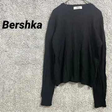 14 Bershka 블랙 긴팔 니트 S 스웨터 블랙 상의 무지 U