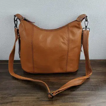 스타일리시한 천연 가죽 크로스백, 소가죽, 싱글 숄더