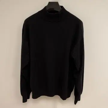 구제 의류 FAEROEIS 캐시미어 모크넥 니트 LL 블랙