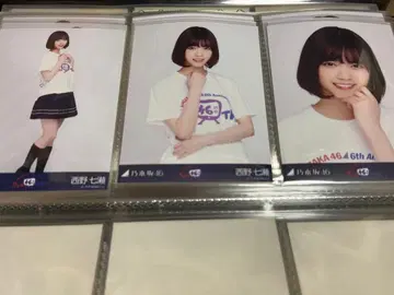 니시노 나나세 브로마이드 노기자카 46시간 TV T셔츠 의상 컴프