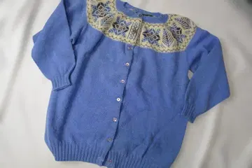 로렌스 J 스미스 셰틀랜드 니트 루즈핏 가디건 F