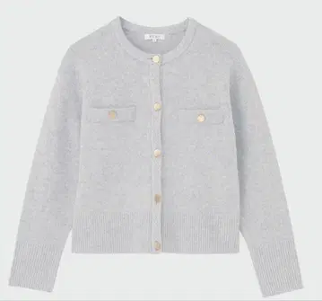 PLST 엑스트라 파인 메리노 미들 게이지 울 크루 가디건 플라스테