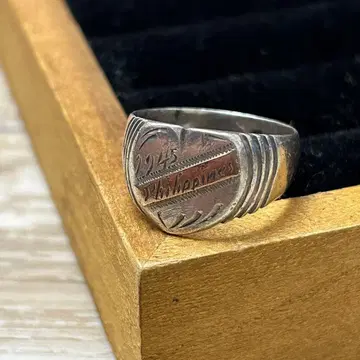 40s 필리핀 반지 하트 모양 투톤 21호