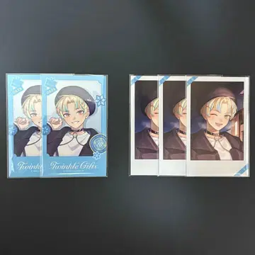 니지산지 히바치 마나 윈터 데이트 폴라로이드풍 카드 5장