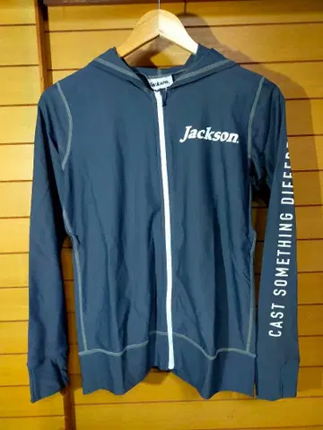 [잭슨] 롱 슬리브 후디 래쉬가드 M 그레이 실조 미사용