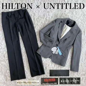 컨디션 최상 힐튼 언타이틀 세트 코디 셋업 팬츠 수트