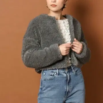 [ 컨디션 최상 ] TICCA 티카 울 퍼 숏코트