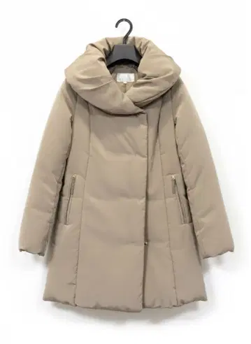 M-PREMIER COUTURE 여배우 옷깃 베이지 다운 자켓 34