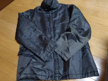 나일론 점퍼 다크 브라운 얇은 면 충전