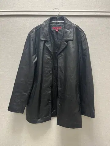 MERONA 블랙 가죽 코트 M 사이즈