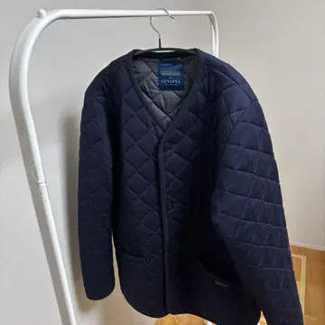 LAVENHAM & SUNSPEL 네이비 퀼팅 자켓