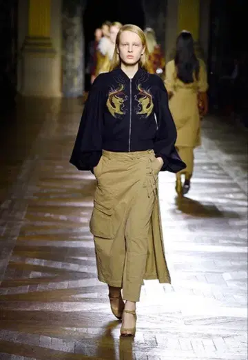 DRIES VAN NOTEN 자수 봄버 자켓 아우터