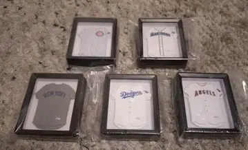 다저스 홈 포함 MLB 유니폼 프레임 마그넷 5종 세트