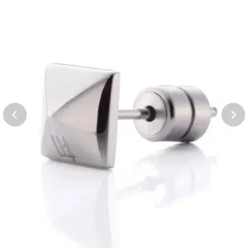 LION HEART 써지컬 스테인리스 스퀘어 귀걸이 (한쪽용)