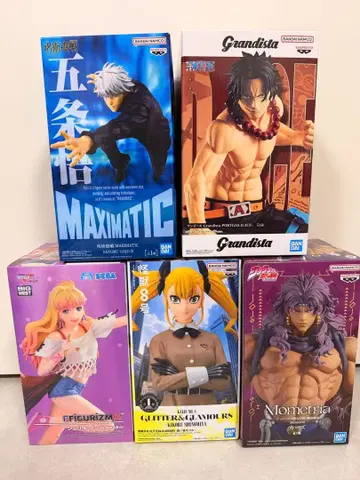 피규어 세트 5체 고죠 사토루 에이스 셰릴 시노미야 키코루 카즈