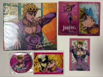 죠죠의 기묘한 모험 죠르노 색지 캔뱃지 클리어 카드