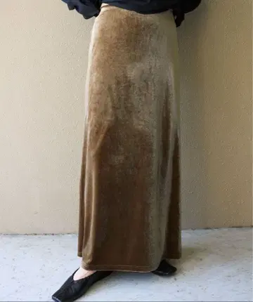 SELECTMOCA by son 벨로아 I 라인 롱 스커트