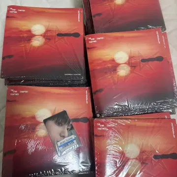 TXT together 미개봉 afterglow ver 35장 세트