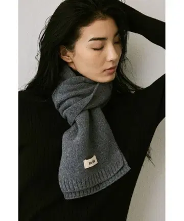 un/neu 앙누이 심플 울 컬러 머플러 / 컴팩트 머플러