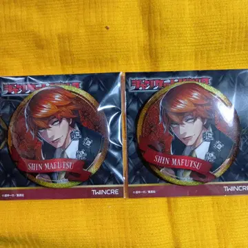 장켓뱅크 마츠오 신 그리터 캔뱃지 2개 세트