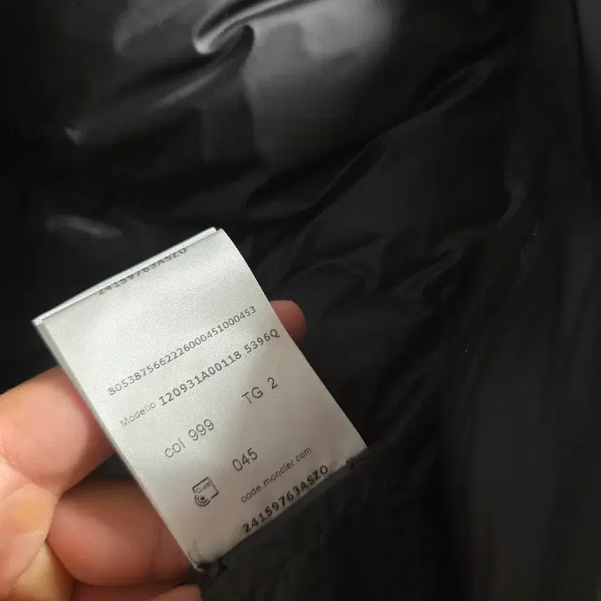 몽클레르 몽클레어 패딩 블랙 보에드 여성용 리얼 폭스퍼 사진 6